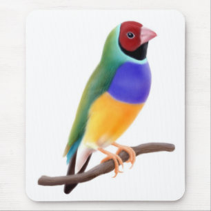 Tapis De Souris Pinson Mousepad de Gouldian