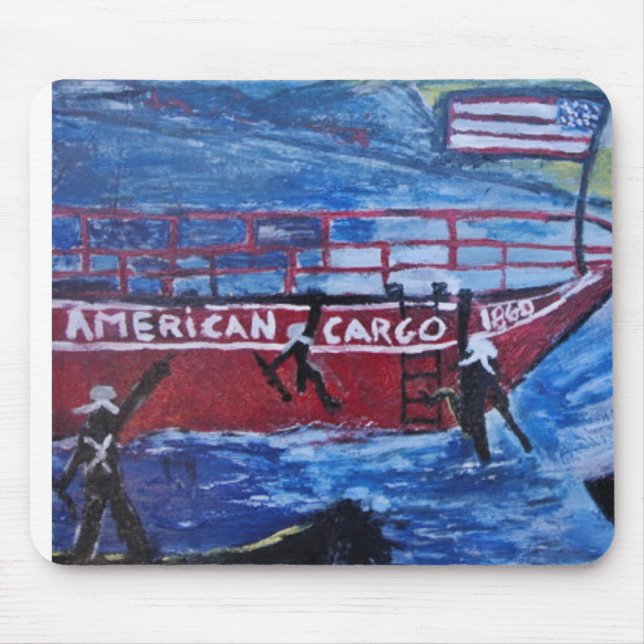 TAPIS DE SOURIS PIRATE CARGO AMÉRICAIN (Devant)