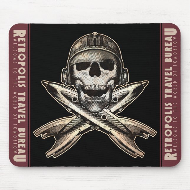 Tapis De Souris Pirate de l'espace (roquettes) (Devant)