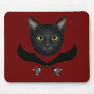 Tapis De Souris Pirate Flag Cat