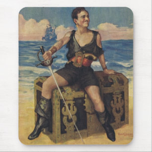 Tapis De Souris Pirate noir Mousepad de Douglas Fairbanks