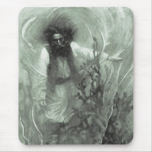Tapis De Souris Pirates Anciens, Capitaine Goldsack par Howard Pyl