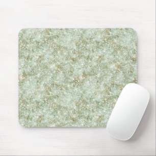 Tapis De Souris Pistache Vert Pailleté Faux Brillants