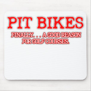 Tapis de Souris Pit Bike Golf Dirt Bike Motocross