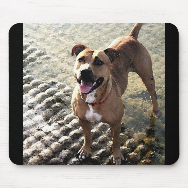 Tapis De Souris Pitbull Terrier (Devant)