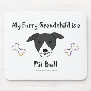 Tapis De Souris PitBullBLackBlanc