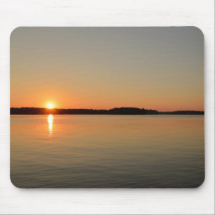 Tapis De Souris Pittoresque Lake Sunset Reflections Nature Photogr