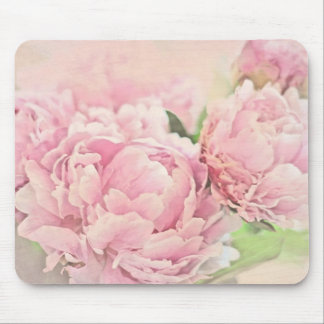 Tapis De Souris Pivoines roses