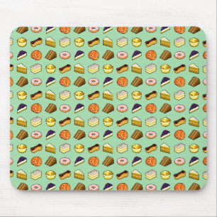 Tapis De Souris Pixel Art Delicious Cakes Pattiserie Motif