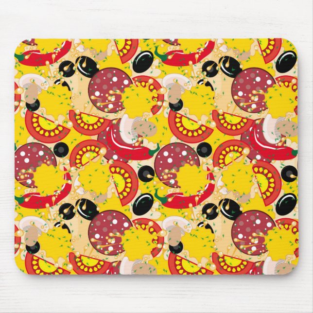 Tapis De Souris Pizza (Devant)