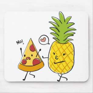 Tapis De Souris Pizza à l'ananas