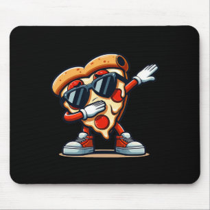 Tapis De Souris Pizza Dabbing Pizza Dancing Pizza Amour Anniversai