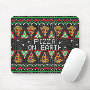 Tapis De Souris Pizza Ugly Christmas Sweat