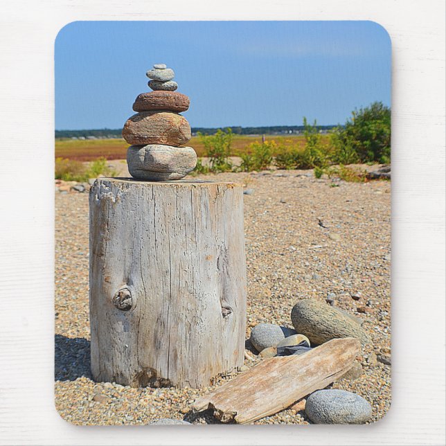 Tapis De Souris Plage Art Mousepad (Devant)