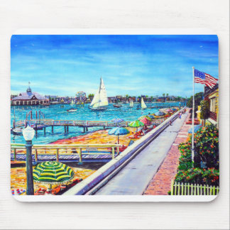 Tapis De Souris Plage CA de Newport d'île de Balboa