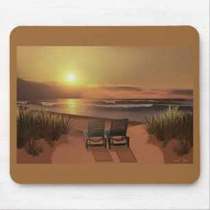 TAPIS DE SOURIS PLAGE DE SOLEIL MOUSEPAD