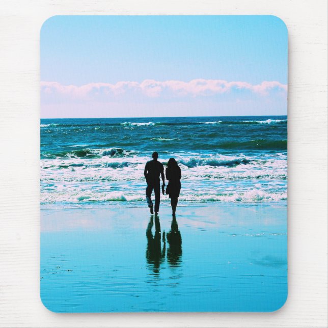 Tapis De Souris Plage Romance Mousepad (Devant)