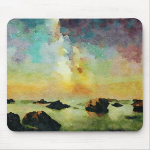 Tapis De Souris *~ Plage Spiaggia delle cannelle Italia Italie AP1