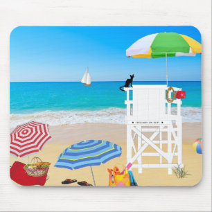 Tapis De Souris Plage tropicale