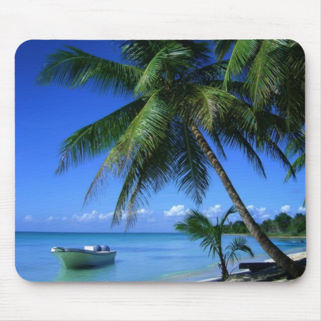 Tapis De Souris Plage tropicale Mousepad (Devant)