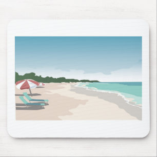 Tapis De Souris Plage tropicale relaxante