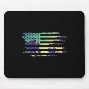 Tapis De Souris Plage vintage tropicale de vacances d'été et drape