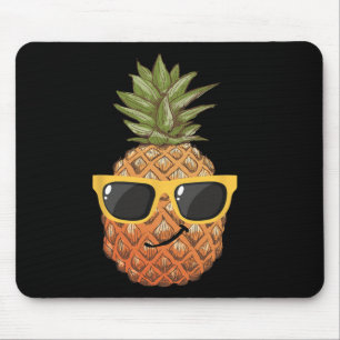 Tapis De Souris Plages d'Aloha Hawaii Ananas Sungles Voyage Tee