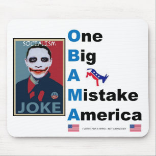 Tapis De Souris Plaisanterie d'OBAMA