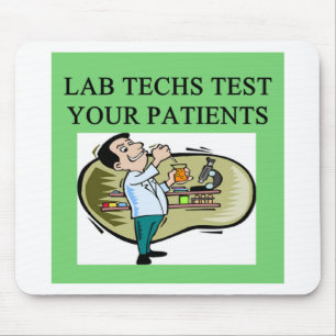 Tapis De Souris plaisanterie médicale de technicien de laboratoir