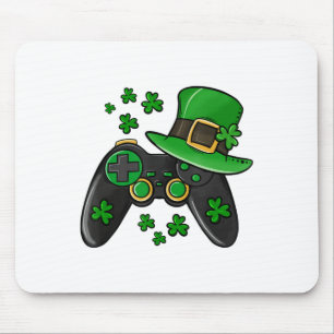 Tapis De Souris Plaisir charme shamrock console de jeu vidéo heure