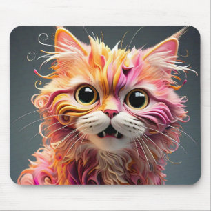 Tapis De Souris Plaisir et amusant Abstrait chat Souris