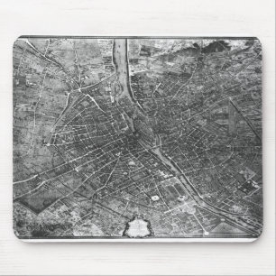 Tapis De Souris Plan de Paris, connu sous le nom de 'Plan de