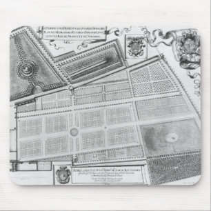 Tapis De Souris Plan du jardin royal