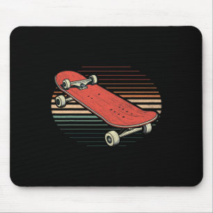 Tapis De Souris Planche à roulettes drôle de longboard exécutant d