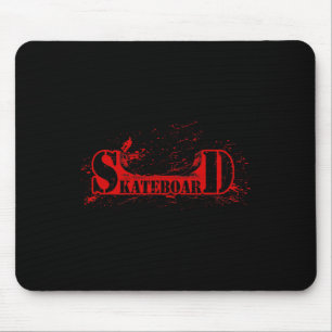 Tapis De Souris Planche à roulettes en détresse Skateboard Skateur