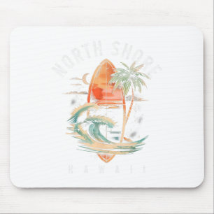 Tapis De Souris Planche de surf North Shore Hawaii Oahu Haleiwa Su