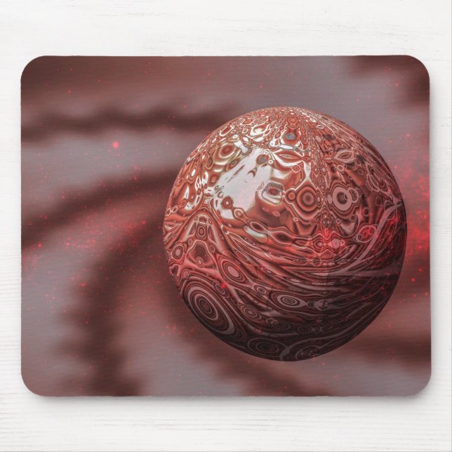 Tapis De Souris Planète Mars. Extérieur (Devant)