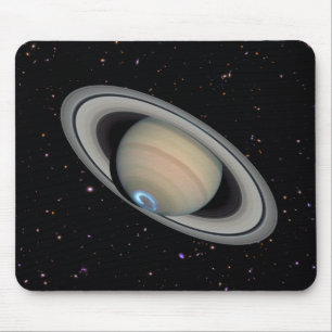 Tapis De Souris Planète Saturn Starry Sky Mousepad