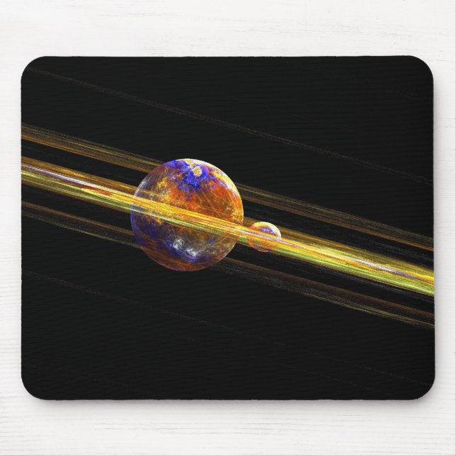 Tapis De Souris Planète spatiale profonde (Devant)