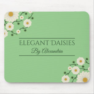 Tapis De Souris Planificateur d'événements Floral Daisy personnali