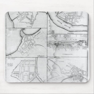 Tapis De Souris Plans des tours de principe, forts