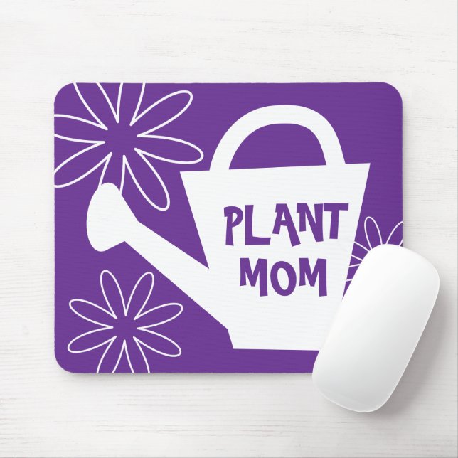 Tapis De Souris Plante Maman Drôle jardinage citation mousepad cad (Avec souris)