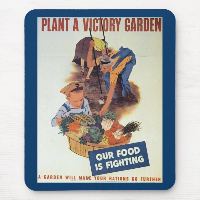 Tapis De Souris Planter un jardin de la victoire (Devant)