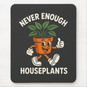 Tapis De Souris Plantes D'intérieur À Marcher Pot Dessin Animé Drô