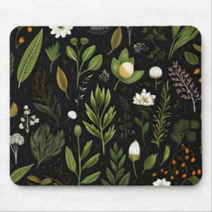 Tapis De Souris Plantes Vertes Naturelles