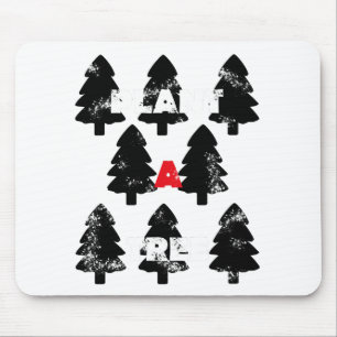 Tapis De Souris Plantez un motif d'arbre