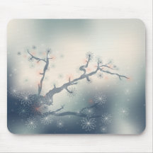 Plaque Abstraite de souris florale