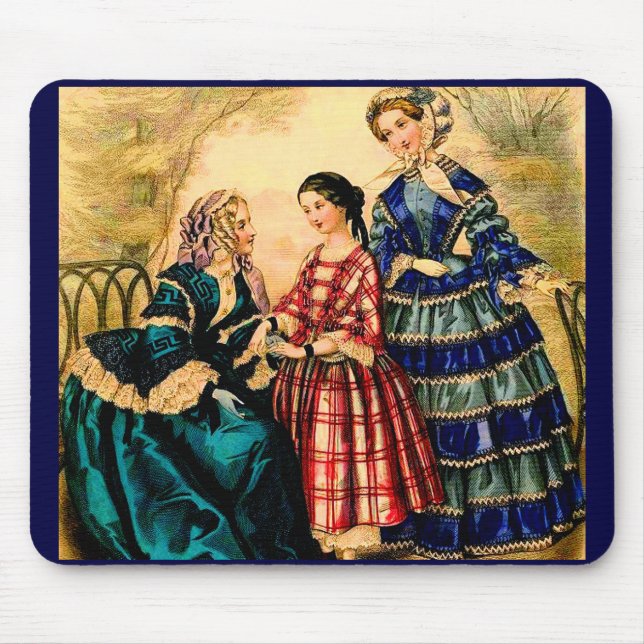 Tapis De Souris Plaque de mode française 1852 (Devant)