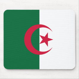 Tapis De Souris Plaque de souris avec Drapeau d'Algérie