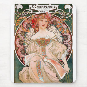 Tapis De Souris Plaque de souris de "Alphonse Mucha", No.02